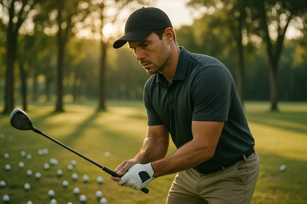 Graphite Shafts being tested with an iron on a launch monitor